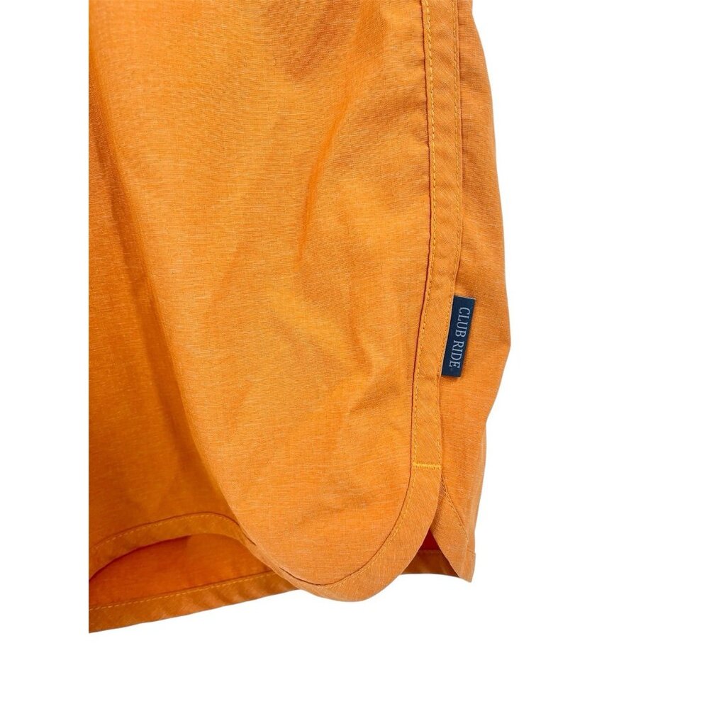 CLUB RIDE Women's Muted Orange Flat Back 9" Inseam Shorts XL - Picture 2 of 6
